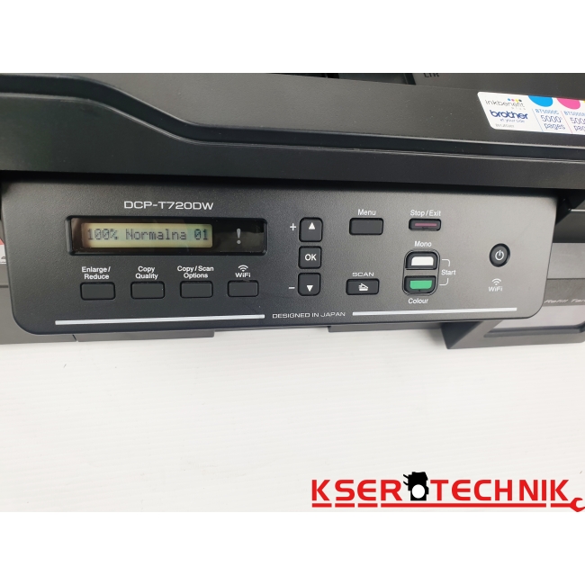 Urządzenie wielofunkcyjne Drukarka Ksero Skaner Brother DCP-T720DW